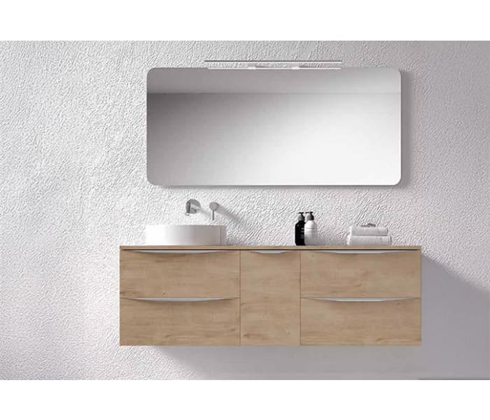 Mueble de baño con encimera de madera Coycama Landes Principal 0