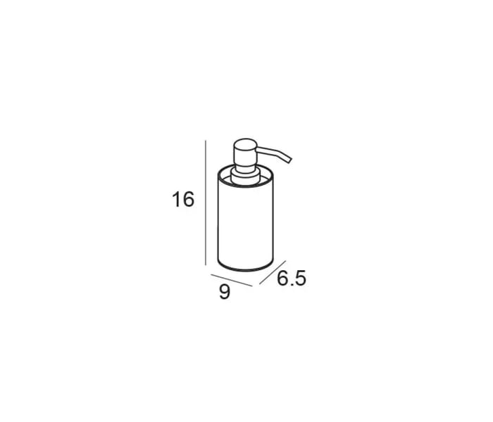 Dosificador de jabón Manillons Torrent Eco 4600 Croquis 2