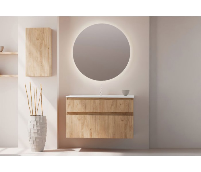 Conjunto de mueble de baño madera maciza Bruntec Alpes 17 Principal 1