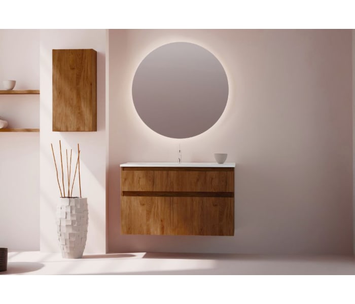 Conjunto de mueble de baño madera maciza Bruntec Alpes 17 Principal 0