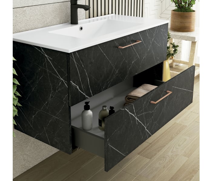 Mueble de baño fondo reducido 37.5 cm Campoaras Neos Detalle 1