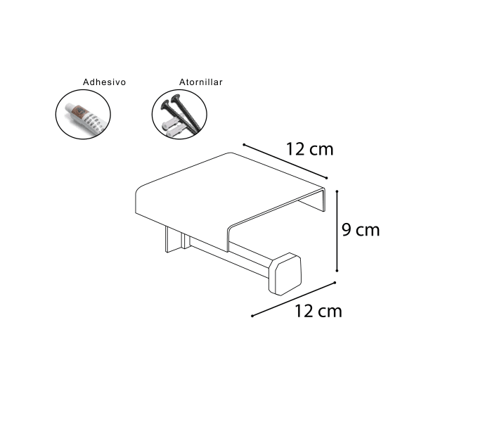 Portarrollos de baño Mediterranea de baño Link/Top Croquis 2