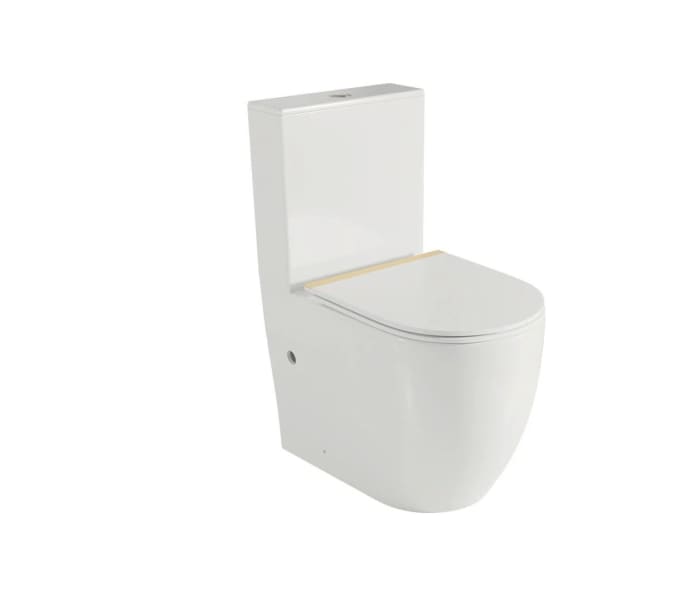 Pack inodoro + bidé Fossil Natura blanco mate Detalle 3