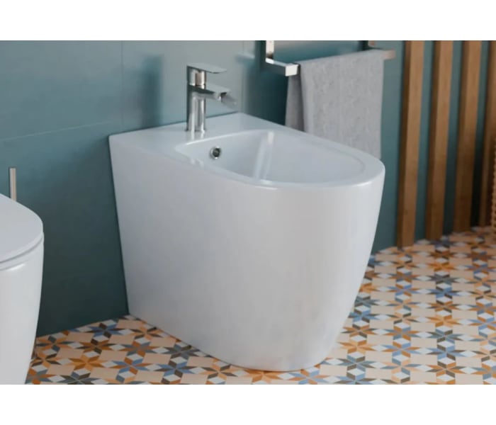 Pack inodoro + bidé Fossil Natura blanco mate Ambiente 6