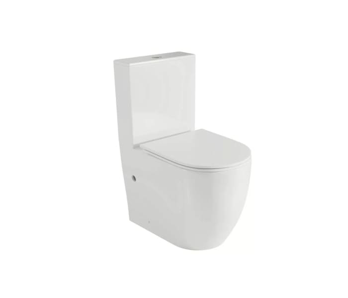 Pack inodoro + bidé Fossil Natura blanco mate Detalle 1