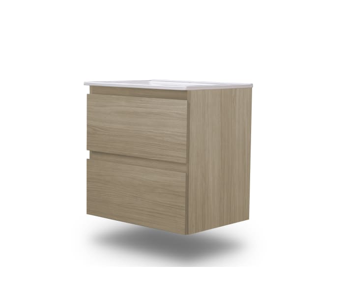 Conjunto de mueble de baño pequeño Bruntec Nivo 2 cajones suspendido Principal 2