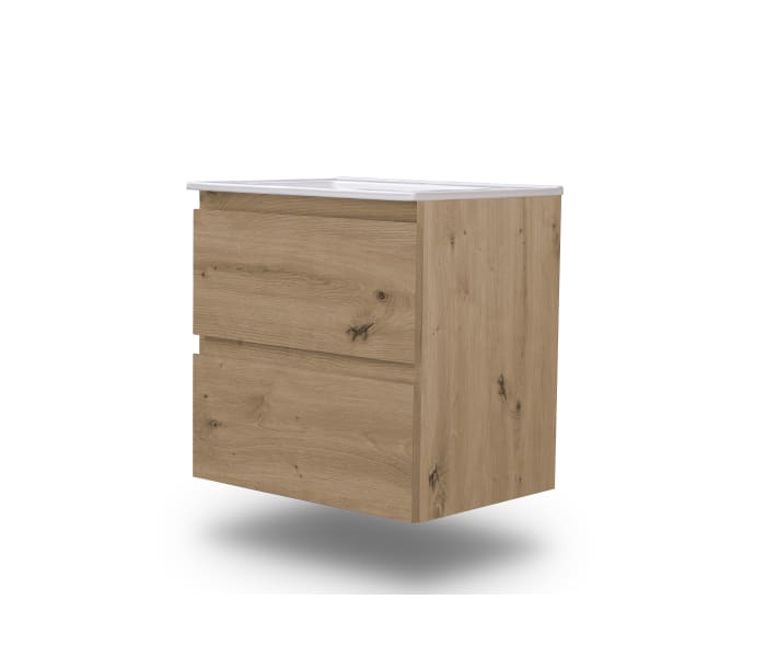 Conjunto de mueble de baño pequeño Bruntec Nivo 2 cajones suspendido Principal 1