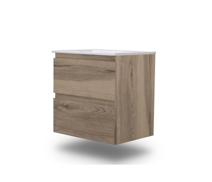 Conjunto de mueble de baño pequeño Bruntec Nivo 2 cajones suspendido Principal 3