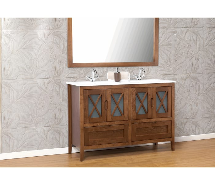 Conjunto mueble de baño rústico Bruntec Kai Detalle 2