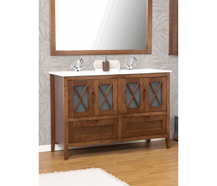 Conjunto mueble de baño rústico Bruntec Kai Detalle 2