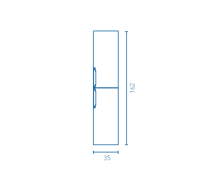 Columna de baño Royo Wave Croquis 6