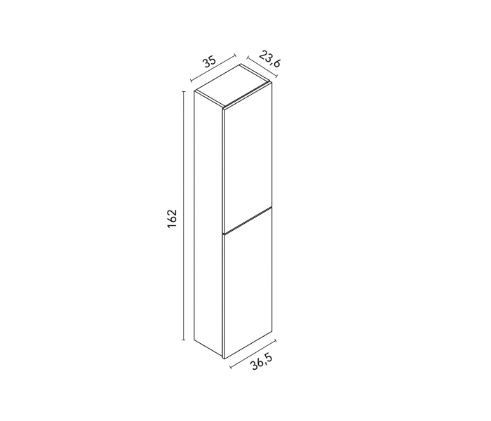 Columna de baño Royo Mio Croquis 5