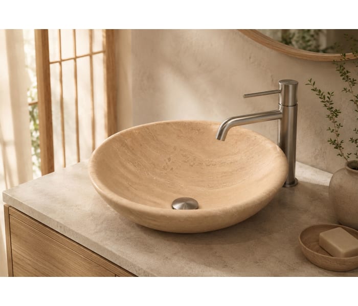 Lavabo de mármol natural Bruntec Wessel Principal 0