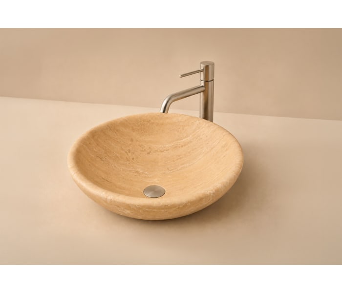 Lavabo de mármol natural Bruntec Wessel Ambiente 1