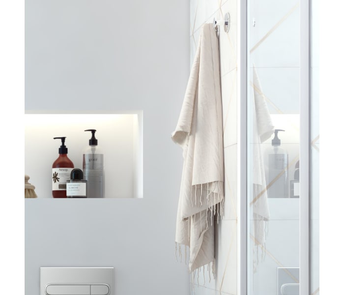 Colgador para mueble stick blanco mate - Bath + Cosmic