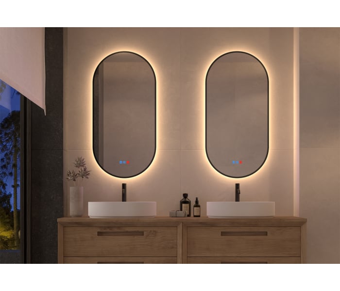Espejo de baño con luz LED Bruntec Portia Principal 5