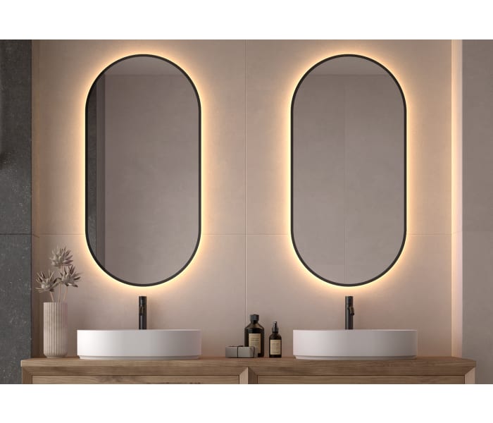 Espejo de baño con luz LED Bruntec Portia Principal 0