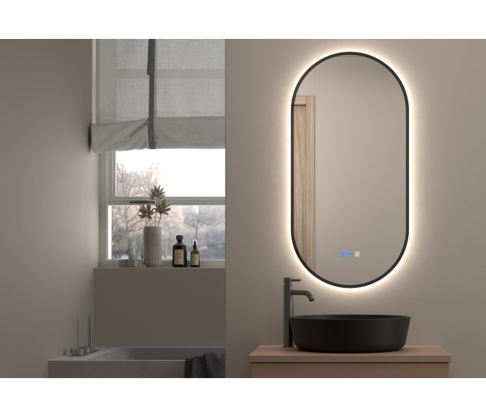 Espejo de baño con luz LED Bruntec Portia Principal 2