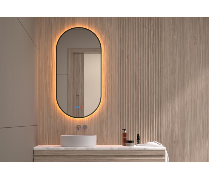 Espejo de baño con luz LED Bruntec Portia Principal 3