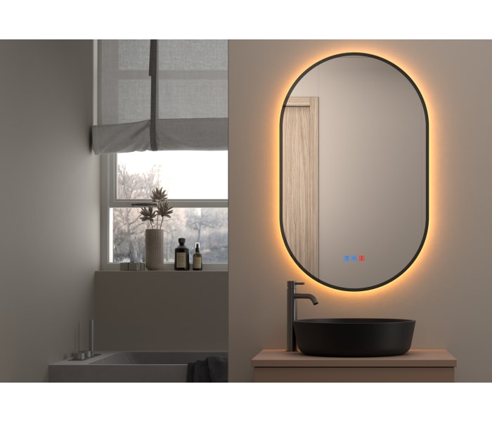Espejo de baño con luz LED Bruntec Portia Principal 1