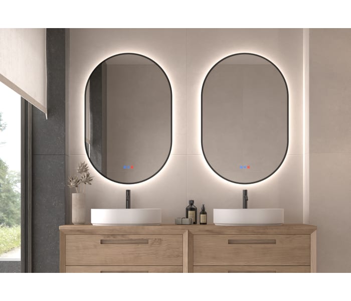 Espejo de baño con luz LED Bruntec Portia Principal 6