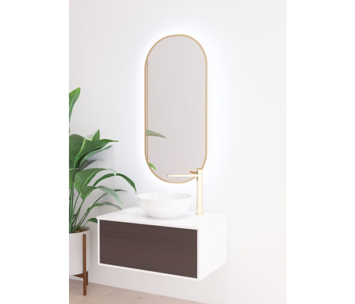 Espejo de baño con luz LED Bruntec Portia Principal 4