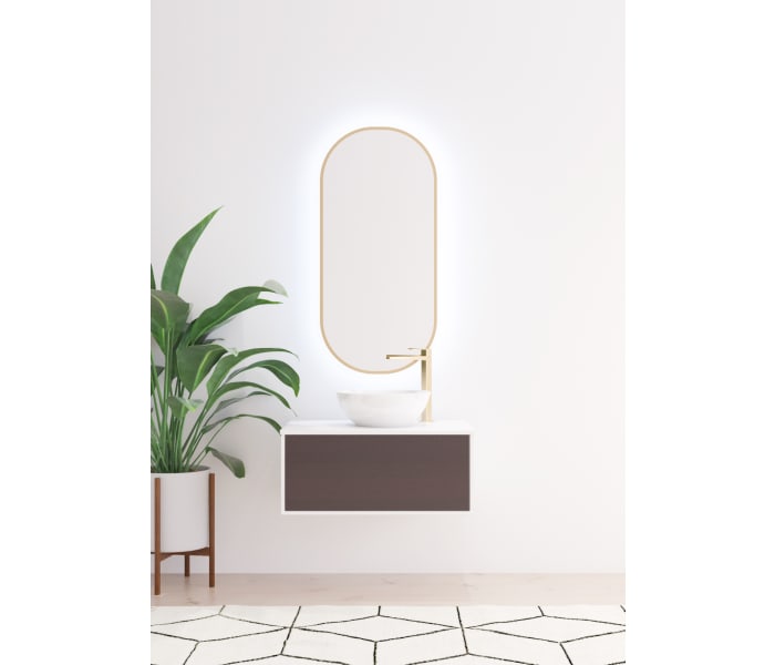Espejo de baño con luz LED Bruntec Portia Principal 3