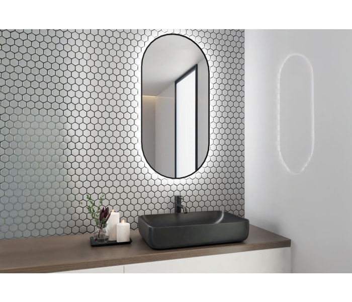 Espejo de baño con luz LED Bruntec Portia Principal 1