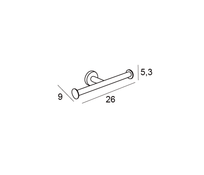 Portarrollos doble Manillons Torrent Eco 6500 Croquis 5