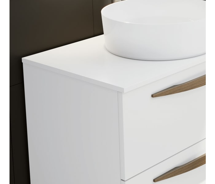 Mueble de baño con encimera HDF Compatech Visobath Arco Detalle 3