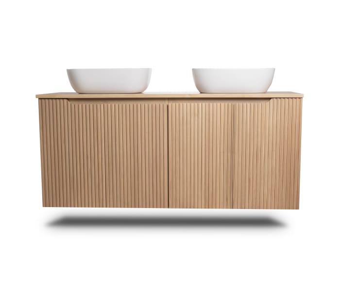 Mueble de baño con encimera de madera maciza Bruntec Alpes 15 Detalle 3