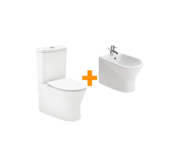 Pack inodoro + bide Unisan Sanindusa Urb.y Principal 0