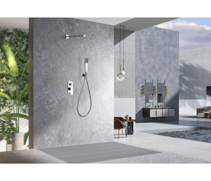 Conjunto de ducha empotrado de Imex Pisa Ambiente 12