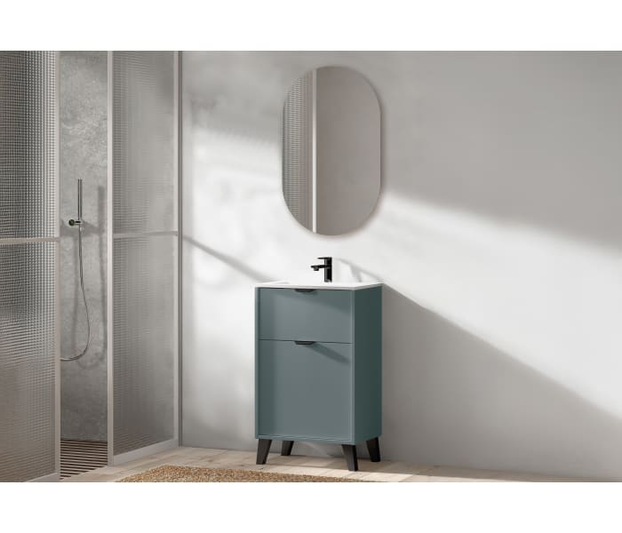 Conjunto mueble de baño fondo reducido 35.5 cm Midi Visobath Principal 4