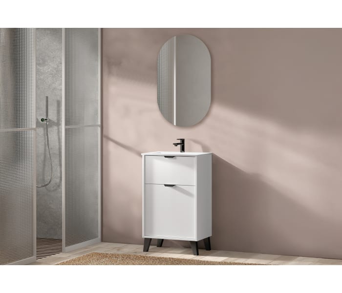 Conjunto mueble de baño fondo reducido 35.5 cm Midi Visobath Principal 3