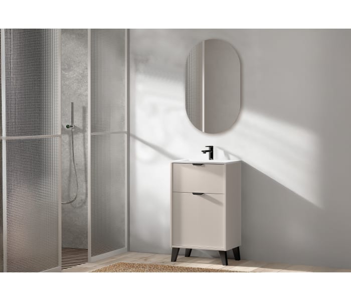 Conjunto mueble de baño fondo reducido 35.5 cm Midi Visobath Principal 7