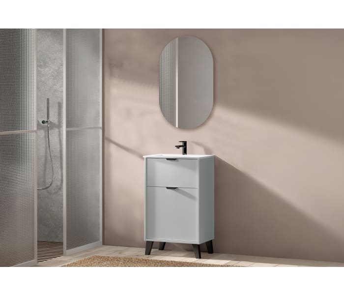 Conjunto mueble de baño fondo reducido 35.5 cm Midi Visobath Principal 8
