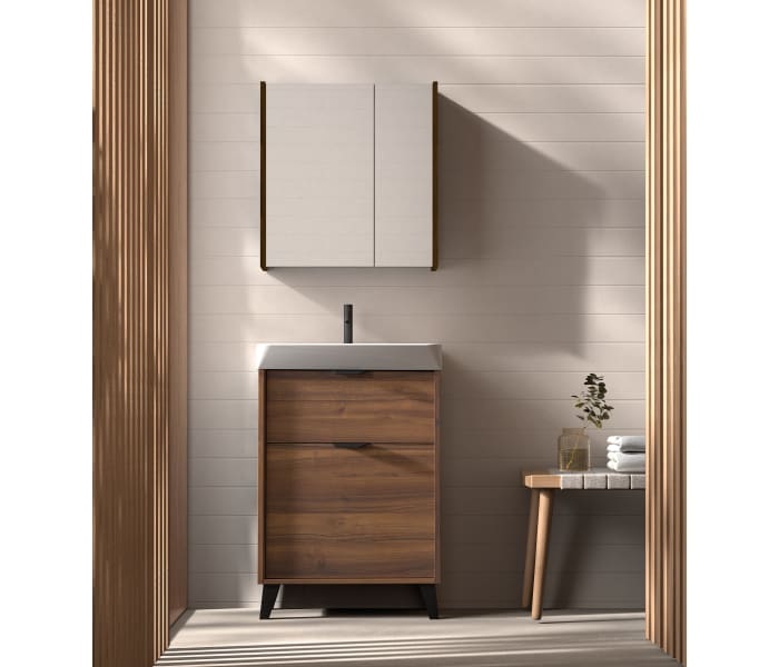 Conjunto mueble de baño fondo reducido 35.5 cm Midi Visobath Principal 0