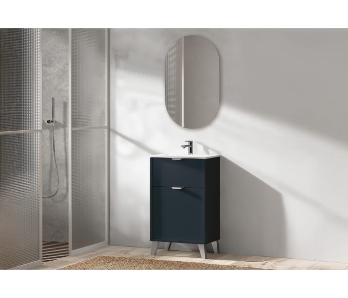 Conjunto mueble de baño fondo reducido 35.5 cm Midi Visobath Principal 9