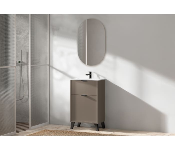 Conjunto mueble de baño fondo reducido 35.5 cm Midi Visobath Principal 5