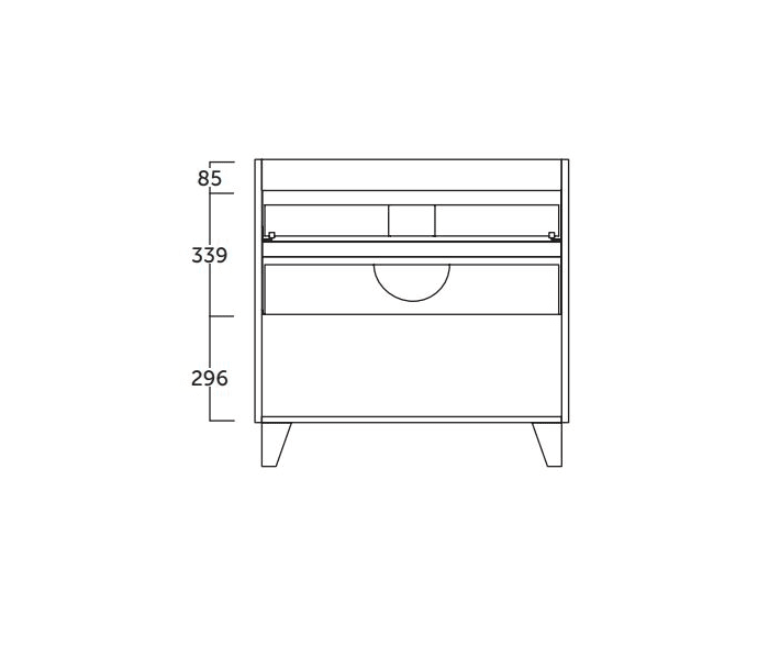 Mueble de baño Coycama Escorpio Croquis 7