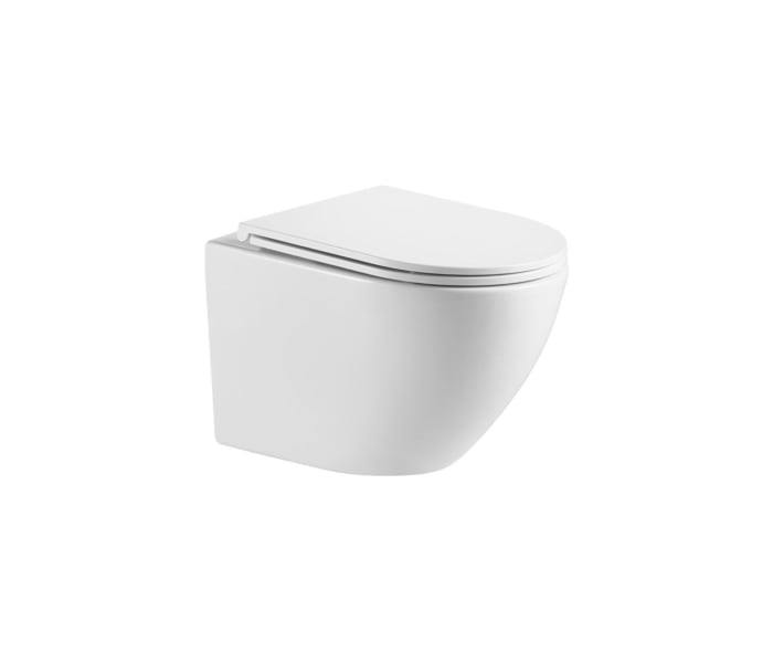 Pack inodoro + cisterna empotrada + pulsador Bruntec Roundy Detalle 1