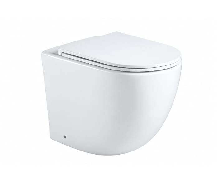 Pack inodoro + cisterna empotrada + pulsador Bruntec Roundy Detalle 1