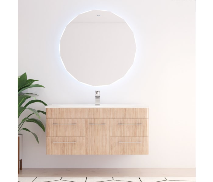 Espejo de baño con luz led Bruntec Circis Principal 0