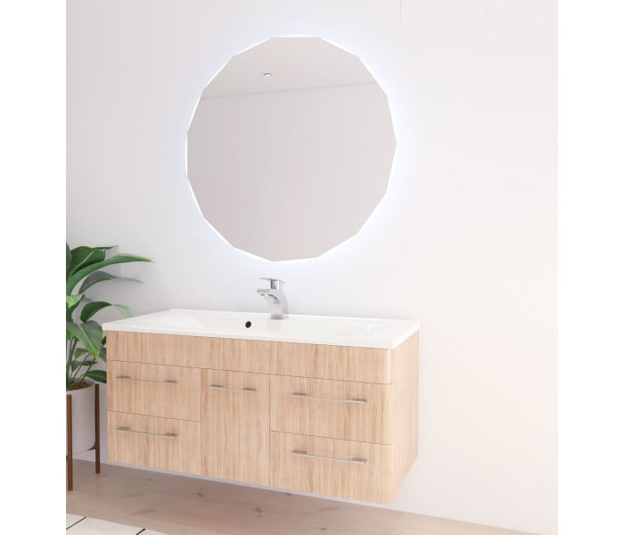 Espejo de baño con luz led Bruntec Circis Principal 1