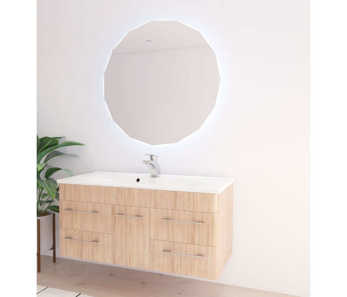 Espejo de baño con luz led Bruntec Circis Principal 1
