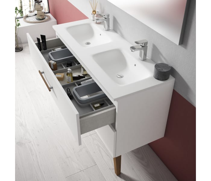 Mueble de baño con encimera de resina Bruntec Gaia Detalle 1