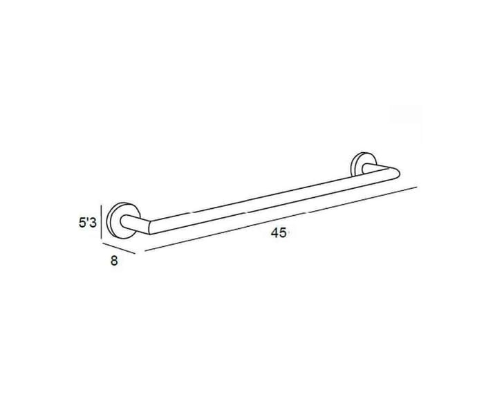 Toallero barra de baño Manillons Torrent Eco 6500 Croquis 10