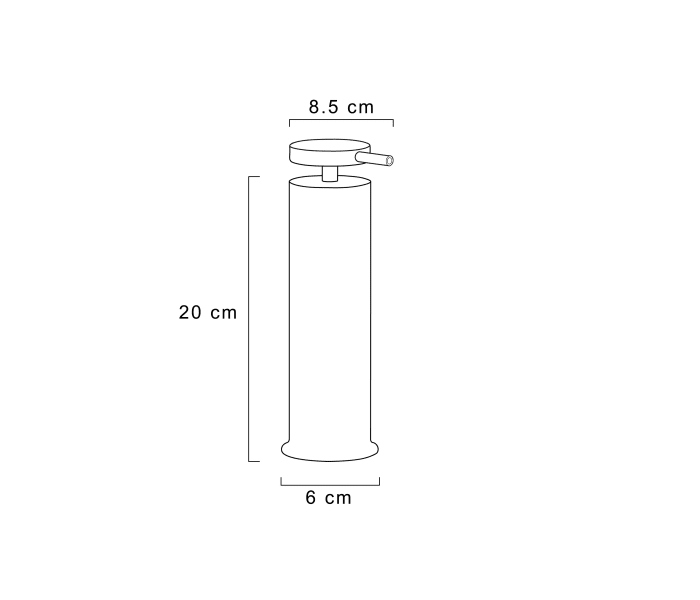 Dosificador de jabón Cosmic Geyser Croquis 6