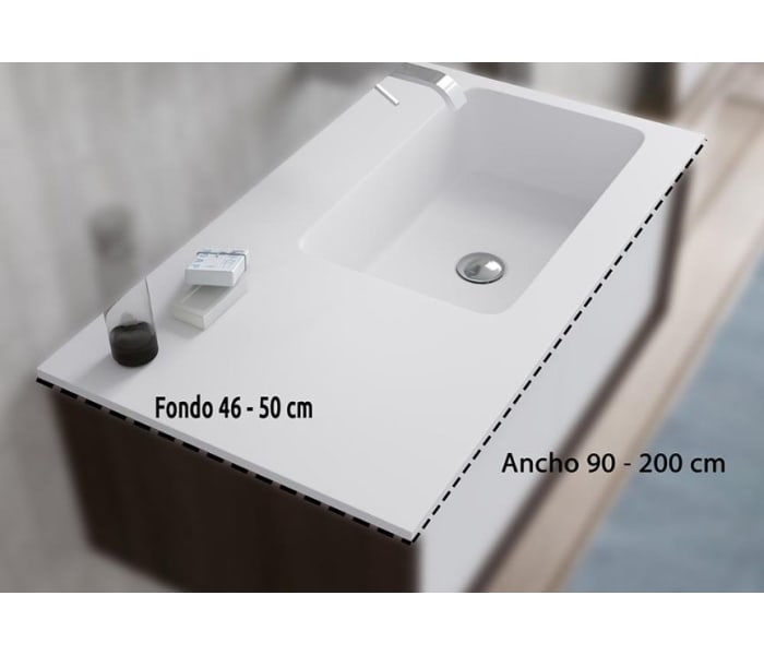 Lavabo encastrado Bruntec Folk Croquis 2